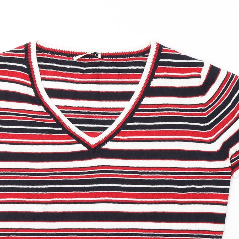 Womens UK Size M Precis Multicoloured Pullover Jumper