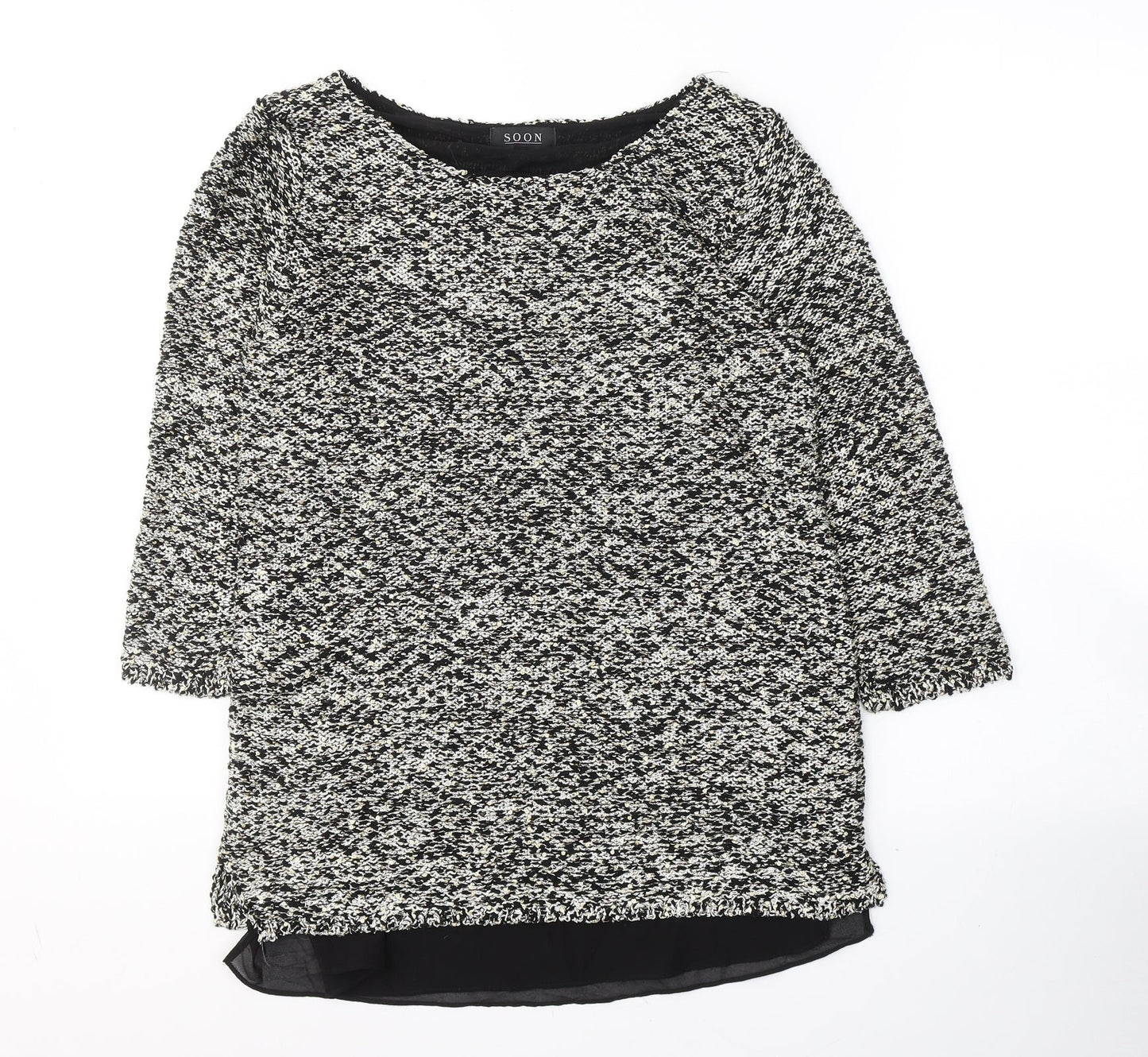 Womens UK Size 10 Matalan White Pullover Jumper