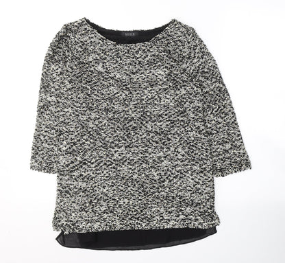 Womens UK Size 10 Matalan White Pullover Jumper