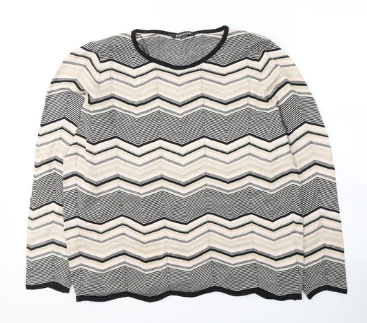 Womens UK Size 16 Bonmarché Multicoloured Pullover Jumper
