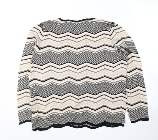 Womens UK Size 16 Bonmarché Multicoloured Pullover Jumper