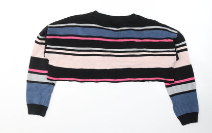 Womens UK Size XS H&M Black Pullover Jumper