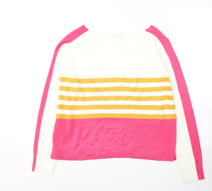 Womens UK Size 12 NEXT White Pullover Jumper