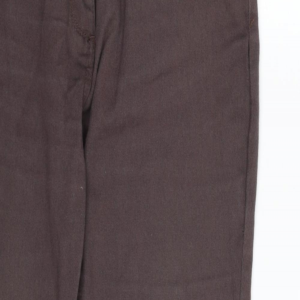 Wallis Womens Purple  Cotton Straight Jeans Size 12 L28 in Slim Zip