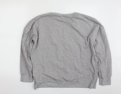 TESCO Womens Grey  Cotton Pullover Sweatshirt Size 10  Pullover - DISNEY-BE KIND TO OUR PLANET