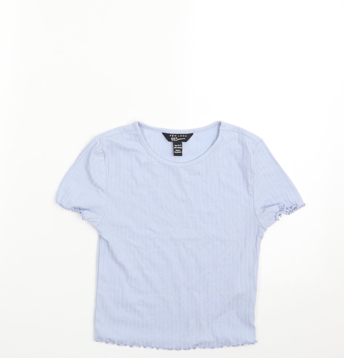 New Look Girls Blue  Polyester Pullover Sweatshirt Size 10-11 Years  Pullover