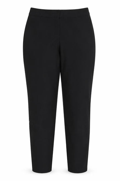 F&F Womens Black  Polyester Chino Trousers Size 10 L27 in Regular Zip