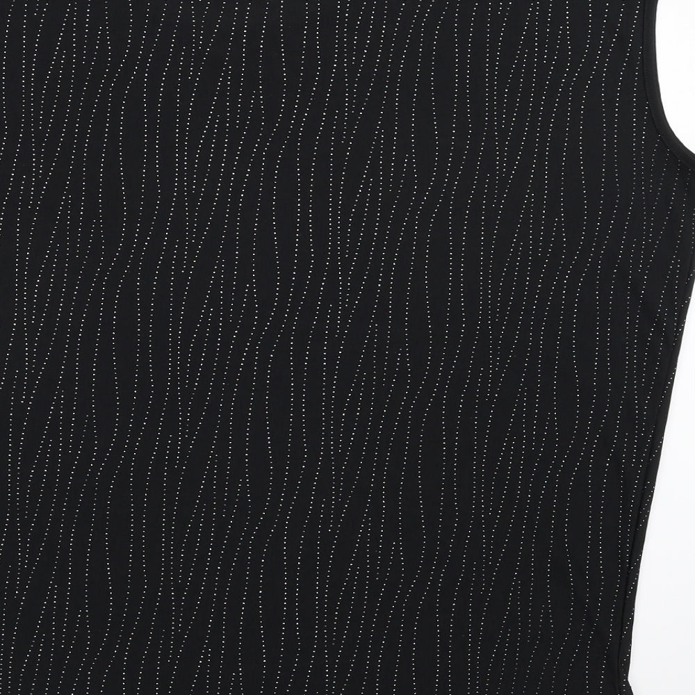 Womens UK Size M Klass Black Basic Blouse