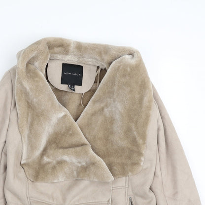 New Look Womens Beige   Jacket  Size 8