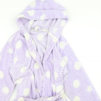 John Lewis  Girls Purple Geometric Polyester  Gown Size 10 Years