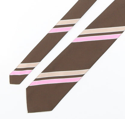 Mens Burton Multicoloured Striped  Pointed Tie