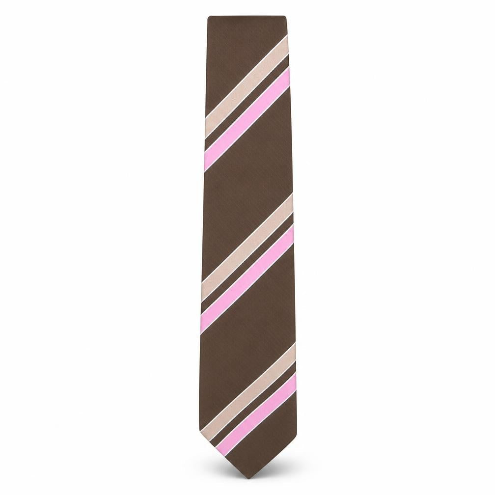 Mens Burton Multicoloured Striped  Pointed Tie