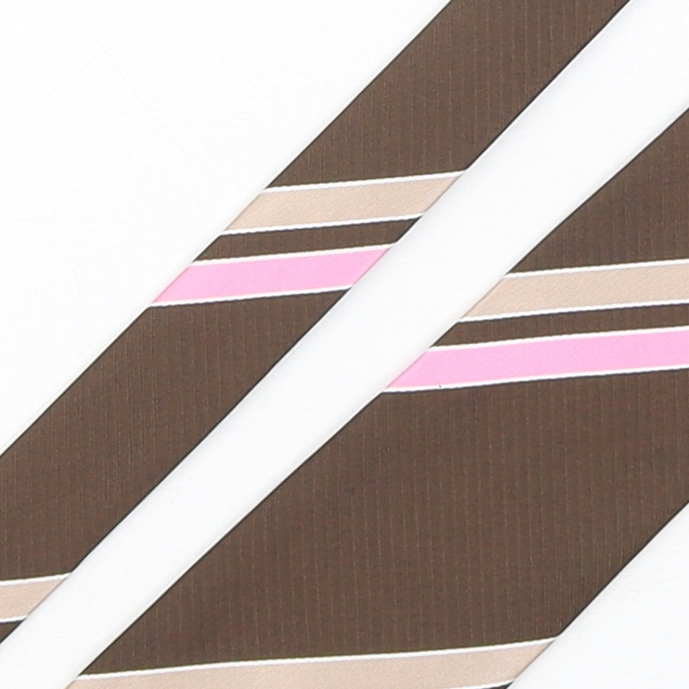 Mens Burton Multicoloured Striped  Pointed Tie