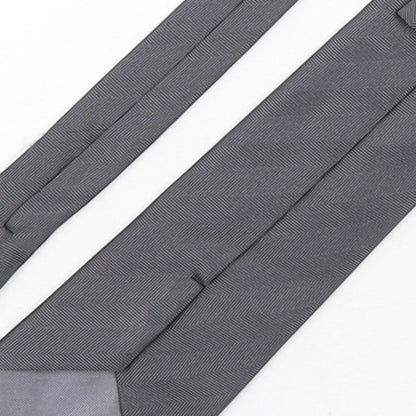 Marks and Spencer Mens Grey  Polyester Pointed Tie One Size
