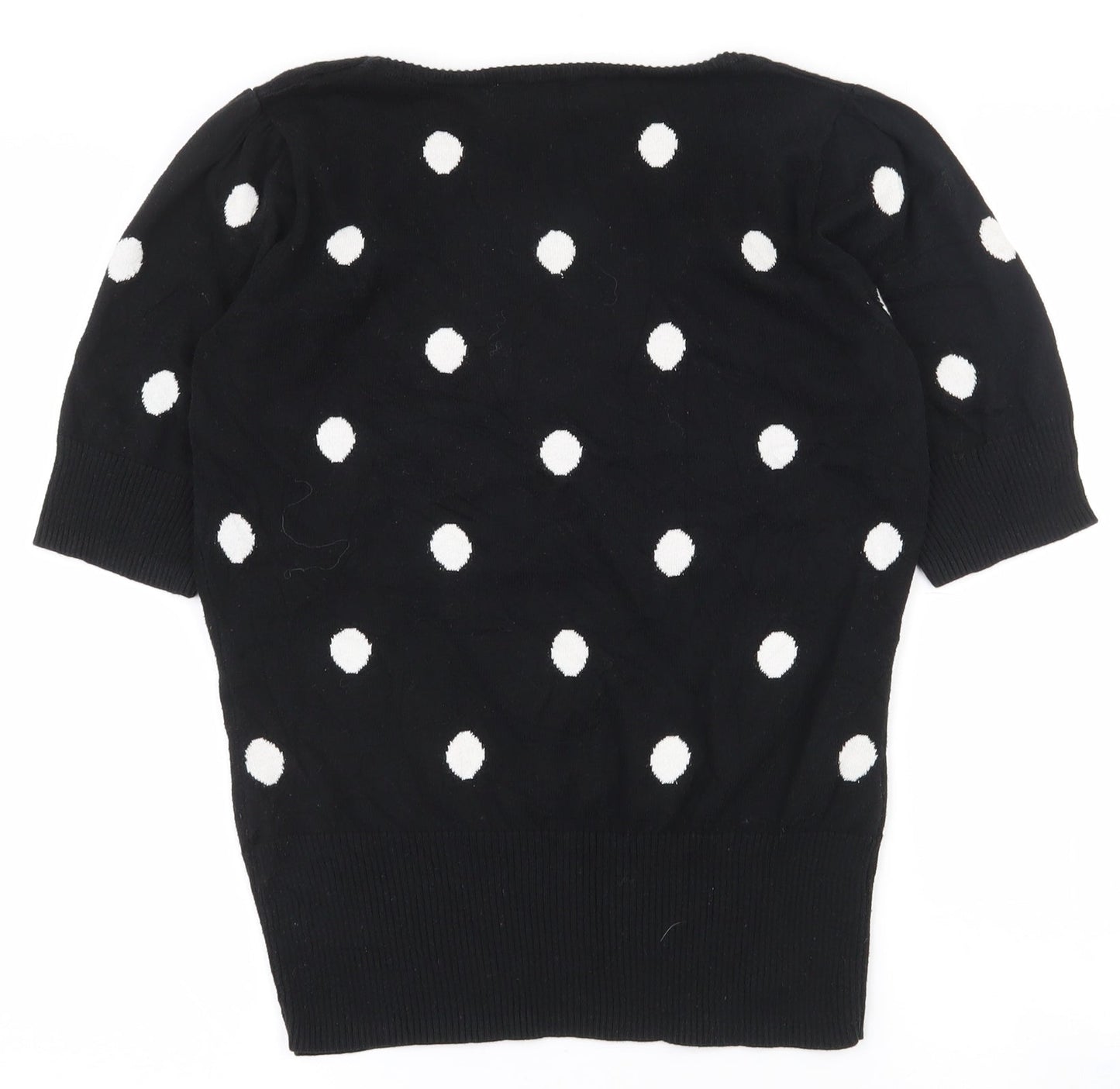 Womens UK Size 10 Red Herring Black Pullover Jumper