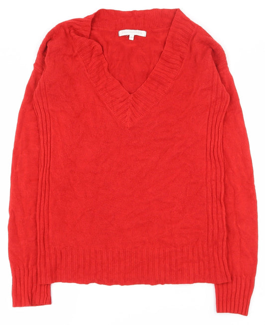 Womens UK Size 8 NEXT Red Pullover Jumper