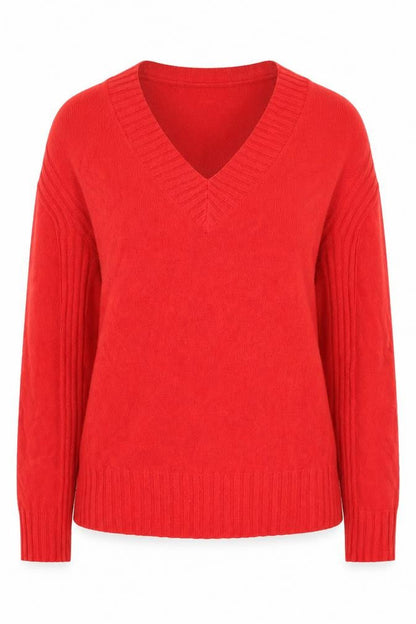 Womens UK Size 8 NEXT Red Pullover Jumper