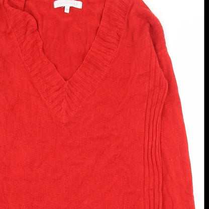 Womens UK Size 8 NEXT Red Pullover Jumper