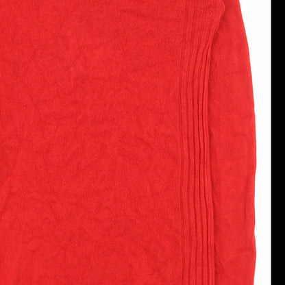 Womens UK Size 8 NEXT Red Pullover Jumper