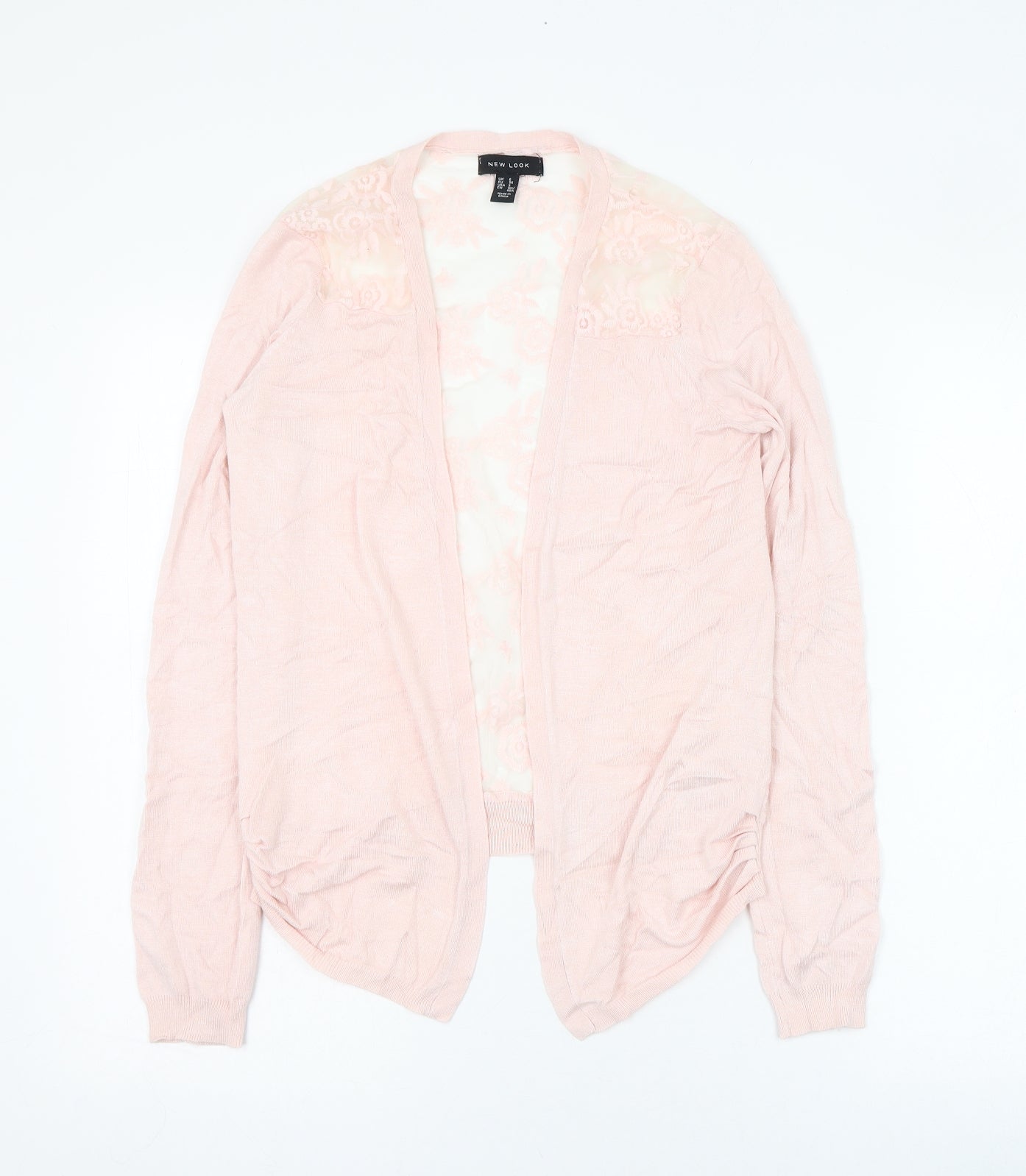 Womens UK Size 6 New Look Pink Cardigan Jumper