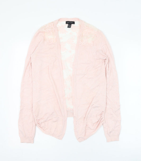Womens UK Size 6 New Look Pink Cardigan Jumper