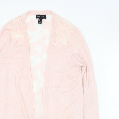Womens UK Size 6 New Look Pink Cardigan Jumper