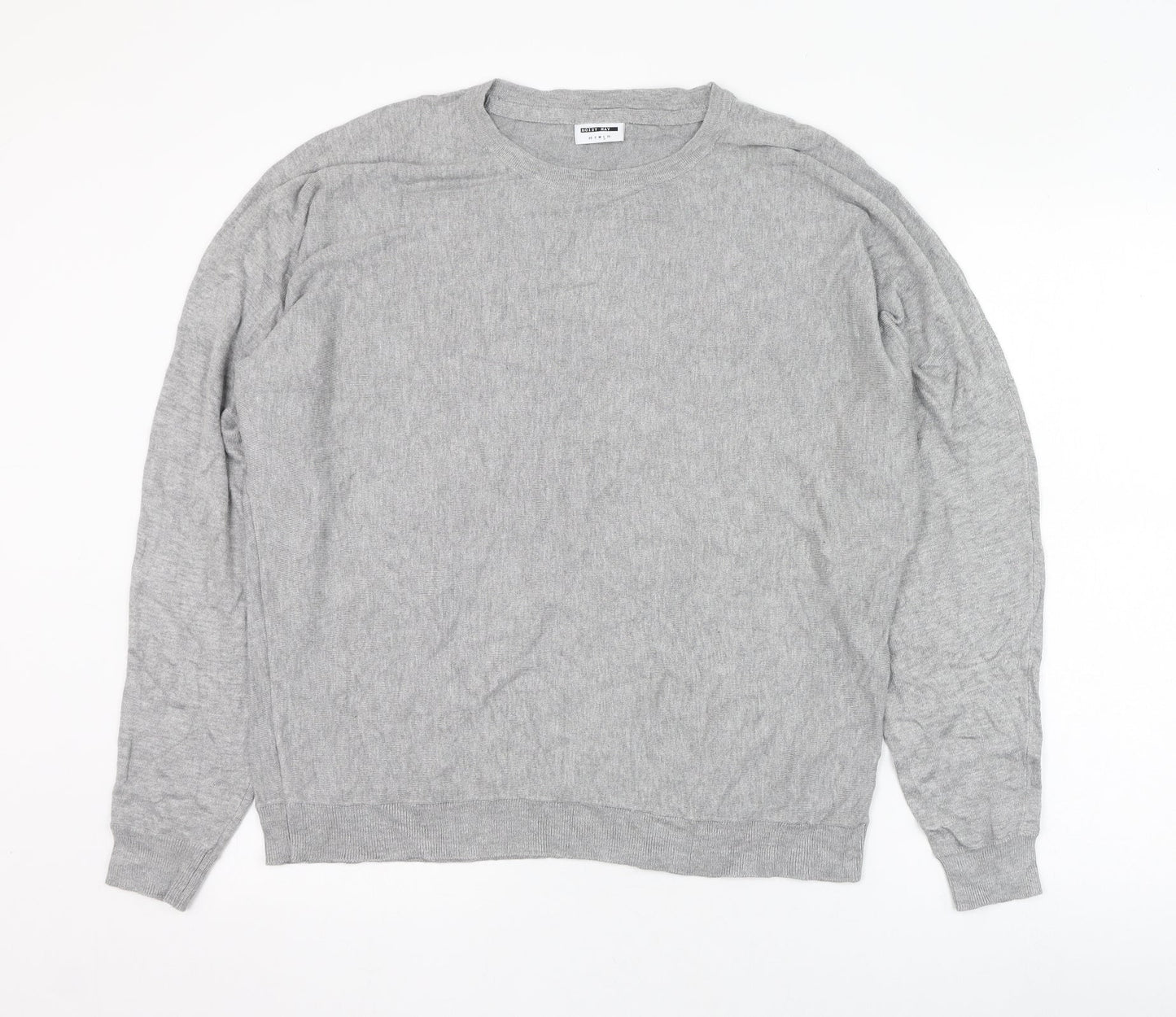 Womens UK Size L Noisy may Grey Pullover Jumper