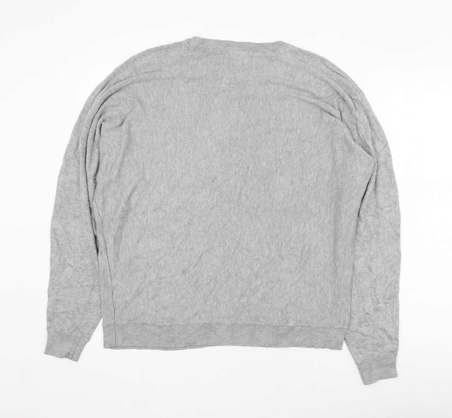 Womens UK Size L Noisy may Grey Pullover Jumper