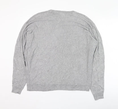 Womens UK Size L Noisy may Grey Pullover Jumper