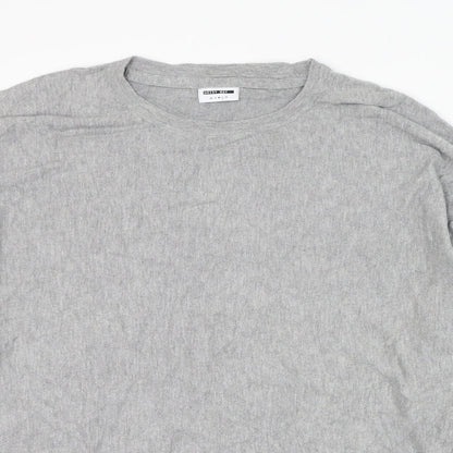 Womens UK Size L Noisy may Grey Pullover Jumper