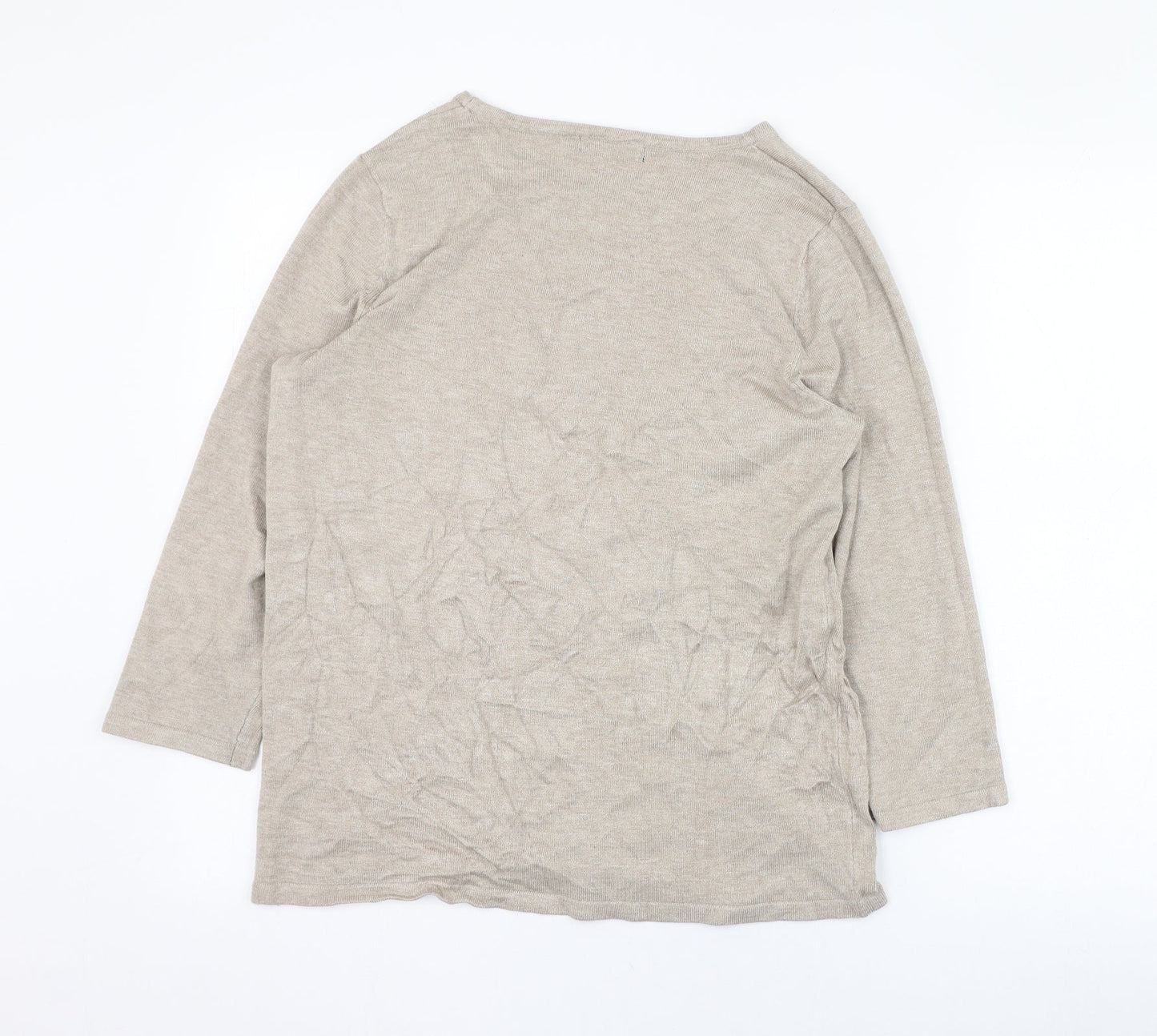 Womens UK Size S Bonmarché Brown Pullover Jumper