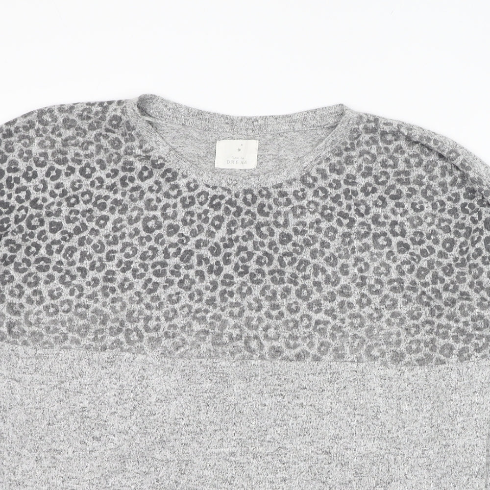 Womens UK Size S Matalan Grey Pullover Jumper