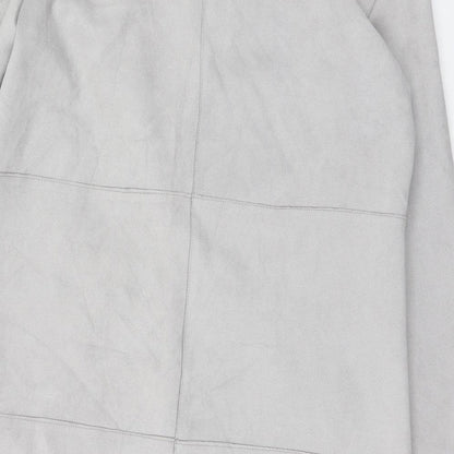 Primark Womens Grey   Overcoat Coat Size 12  Button