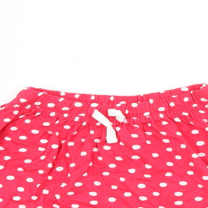 So cute Girls Red Polka Dot Cotton A-Line Skirt Size 18-24 Months