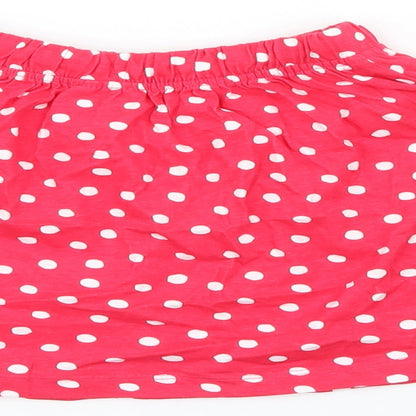So cute Girls Red Polka Dot Cotton A-Line Skirt Size 18-24 Months