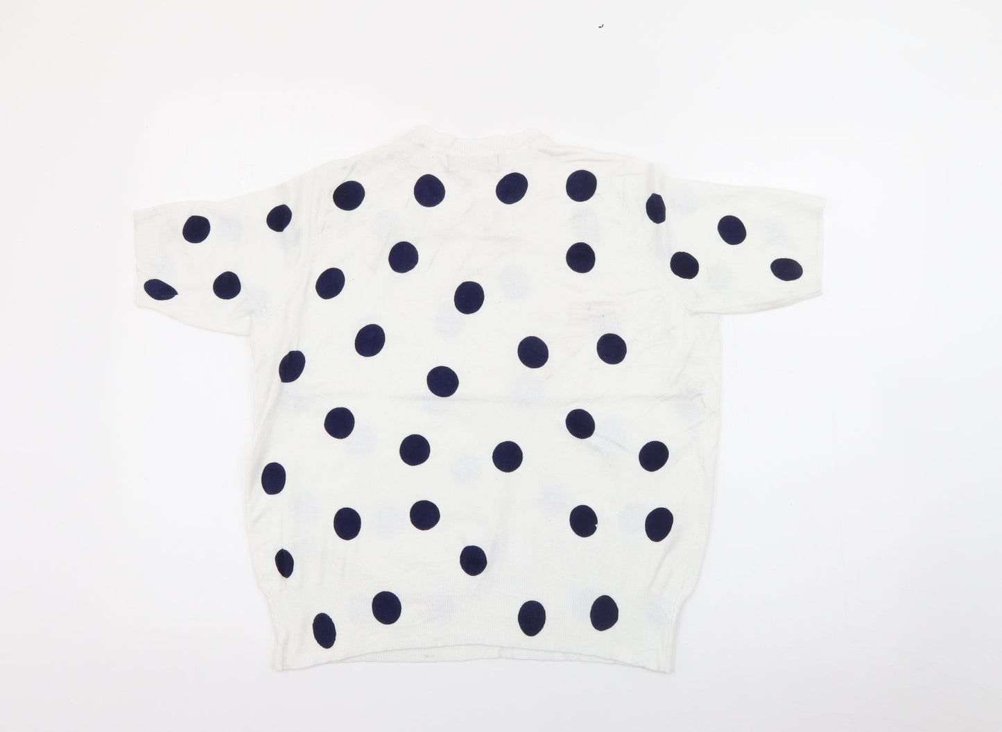 Womens UK Size 14 Marks and Spencer White Pullover Jumper