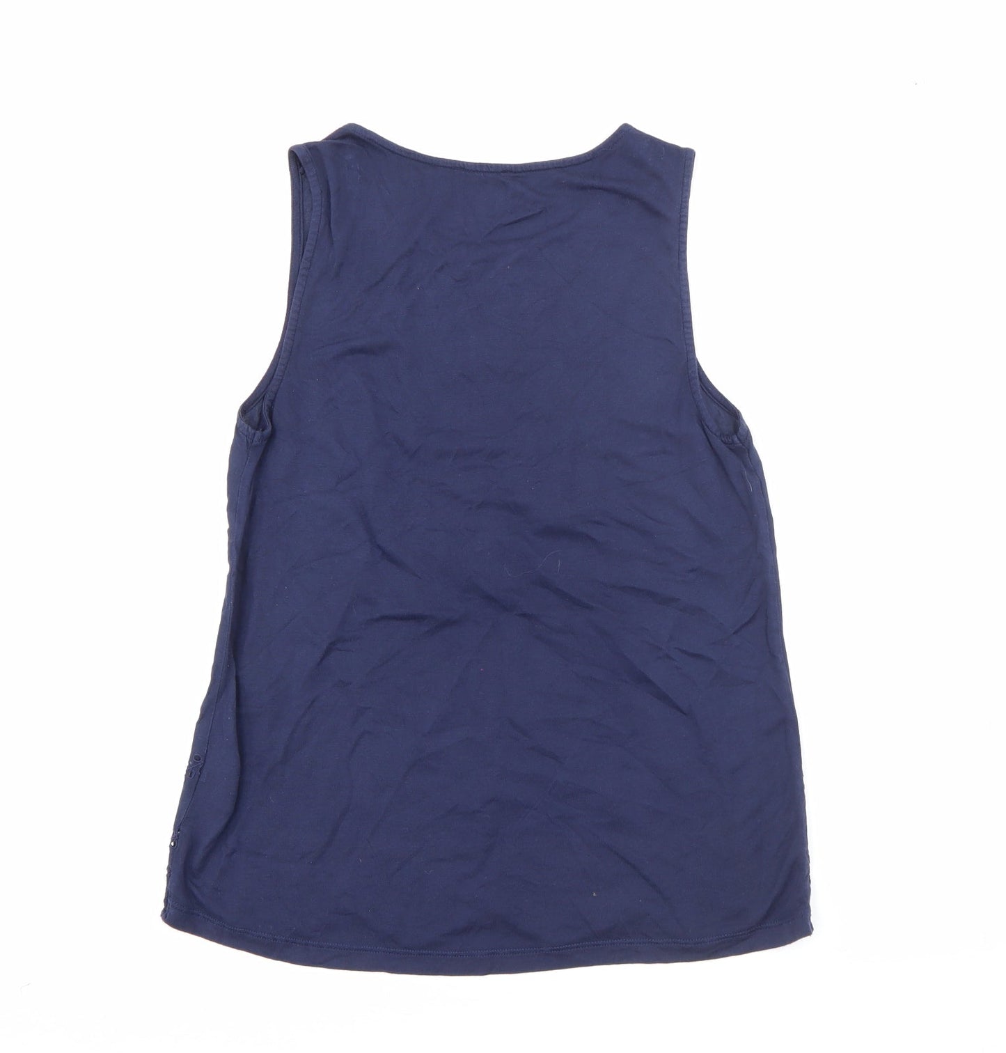 Womens UK Size S United Colors of Benetton Blue Camisole Tank