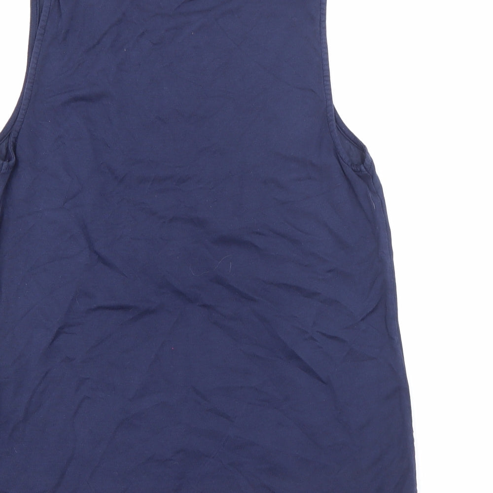 Womens UK Size S United Colors of Benetton Blue Camisole Tank