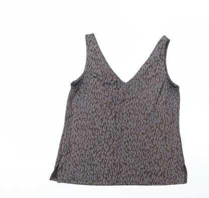 Womens UK Size 12 Wallis Grey Basic Tank
