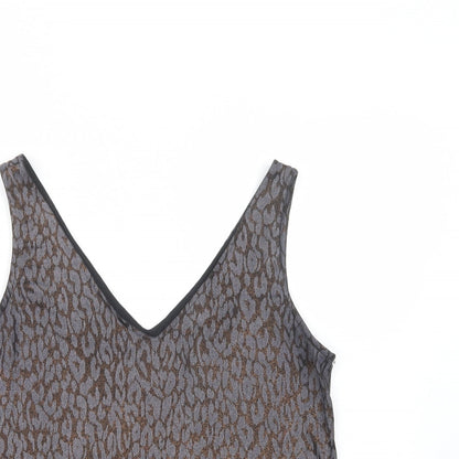 Womens UK Size 12 Wallis Grey Basic Tank