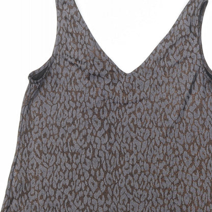 Womens UK Size 12 Wallis Grey Basic Tank