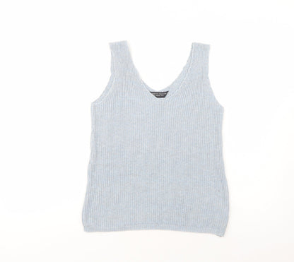 Womens UK Size 12 Dorothy Perkins Blue Basic Tank