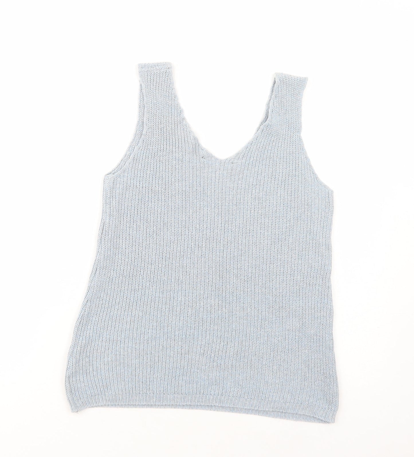 Womens UK Size 12 Dorothy Perkins Blue Basic Tank