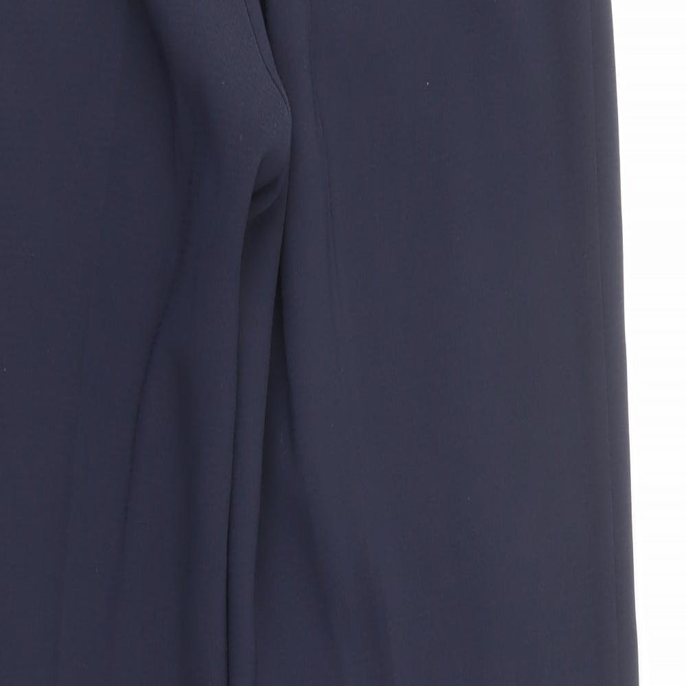 Womens UK Size 12 Gerard Regular Fit Dress Pants Blue Trousers