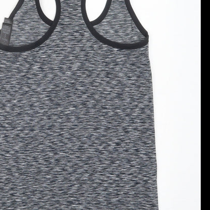 Marks and Spencer Womens Grey  Polyester Pullover Tank Size S Scoop Neck Pullover