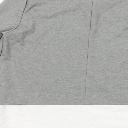 Womens UK Size M VERO MODA Grey Basic Blouse