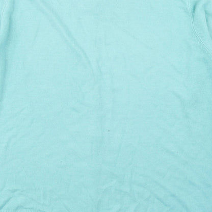 Womens UK Size S Preworn Blue Cardigan Jumper
