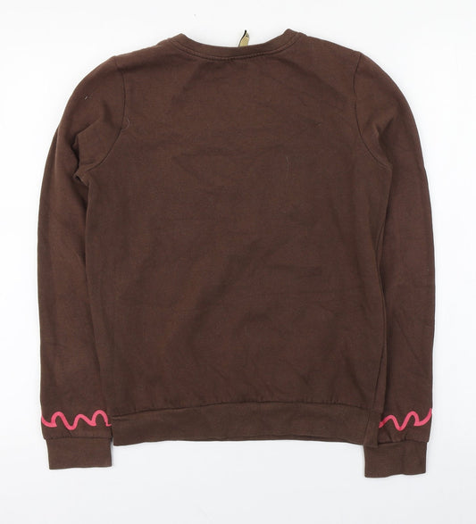 Divided Womens Brown  Cotton Pullover Sweatshirt Size XS   - Gingerbread