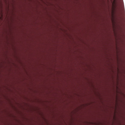 Twenty4 Girls Red  100% Cotton Pullover Sweatshirt Size 11-12 Years  Pullover