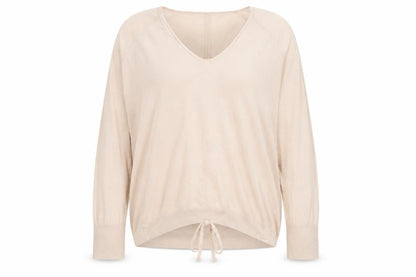 Womens UK Size 12 Marks and Spencer Beige Pullover Jumper